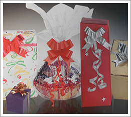 Various Bows on Packages
